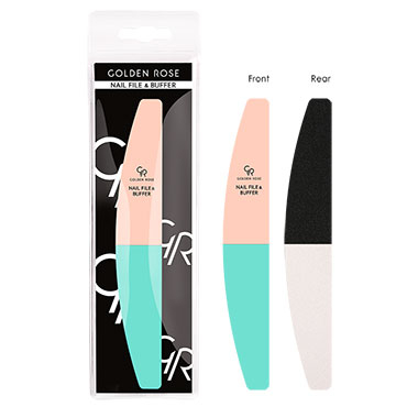 Pila pentru unghii 4 in 1 Golden Rose Nail File & Buffer cu granulatie 100/180 si 400/600 [2]