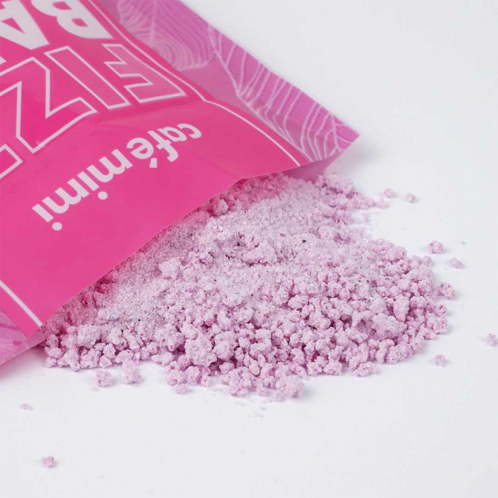 Sare de baie efervescenta Cafe Mimi Fizz Bath Salt Milk Bath cu extracte naturale de Mure si Proteine din Lapte 100gr [2]