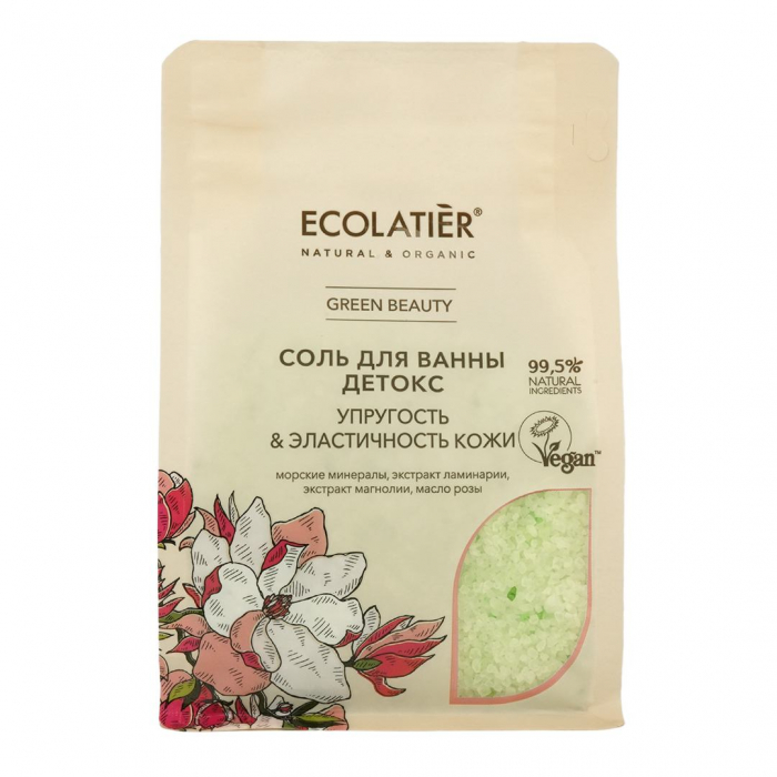 Sare marina pentru baie Ecolatier Detox 600gr