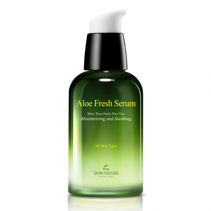 Set hidratant calmant cu efect antirid in 2 pasi The Skin House Aloe Fresh Toner si Ser de fata plus CADOU [4]