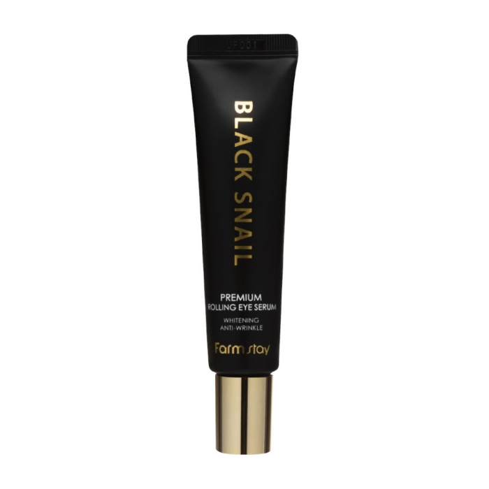 Ser concentrat de ochi antirid revitalizant cu masaj Farmstay Black Snail Premim Rolling Eye 25ml [2]