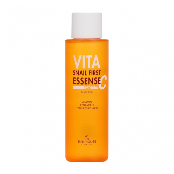 Set antirid cu efect de luminozitate in 3 pasi The Skin House Vita Snail Gel curatare, Toner-Ser și Crema fata CADOU [3]
