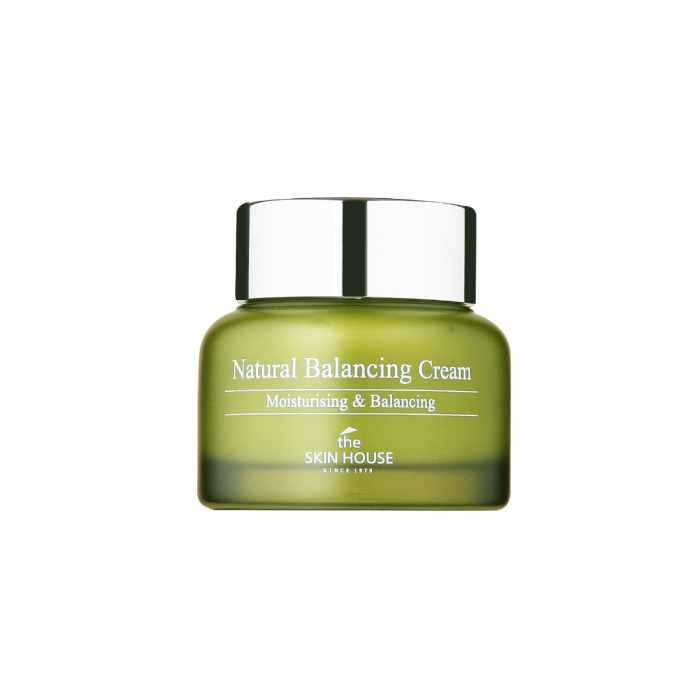 Set hidratant cu control sebum in 2 pasi The Skin House Natural Balancing Crema pentru fata și Toner CADOU [5]