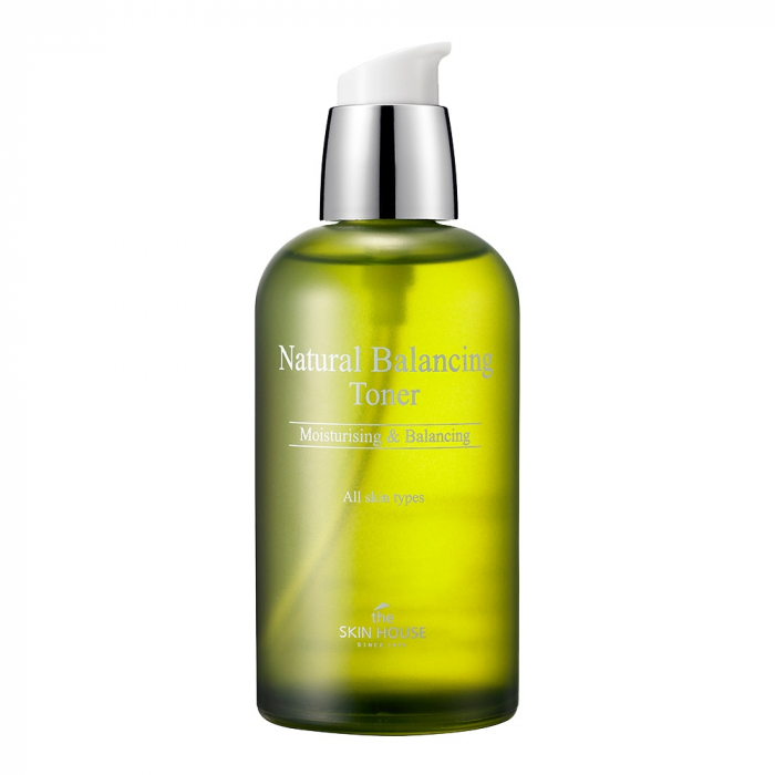 Set hidratant cu control sebum in 2 pasi The Skin House Natural Balancing Crema pentru fata și Toner CADOU [4]