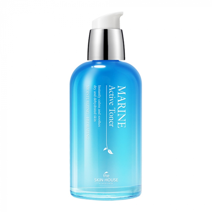 Set hidratant in 3 pasi The Skin House Marine Active Toner, Ser de fata si Crema pentru fata [2]