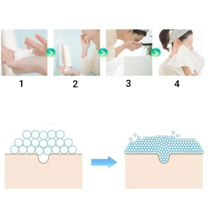 Spuma pentru curatare fata hidratanta calmanta The Skin House Aloe Vera Bubble Foam 300ml [2]