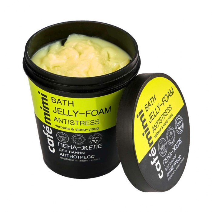 Spumant-Jeleu(gel) de baie Cafe Mimi Bath-Jelly Foam Antistress cu extracte naturale 220ml [2]