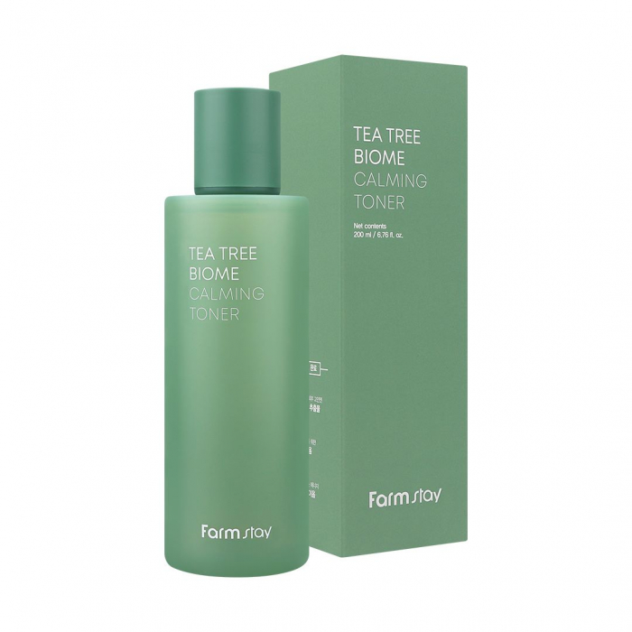 Toner pentru fata hidratant calmant Farmstay Tea Tree Biome Calming 200ml [2]