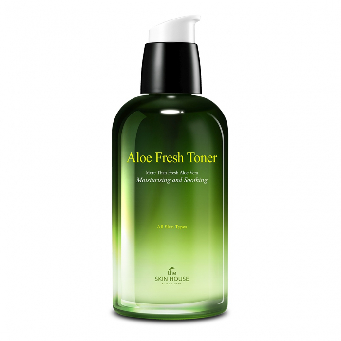 Set hidratant calmant cu efect antirid in 2 pasi The Skin House Aloe Fresh Toner si Ser de fata plus CADOU [3]