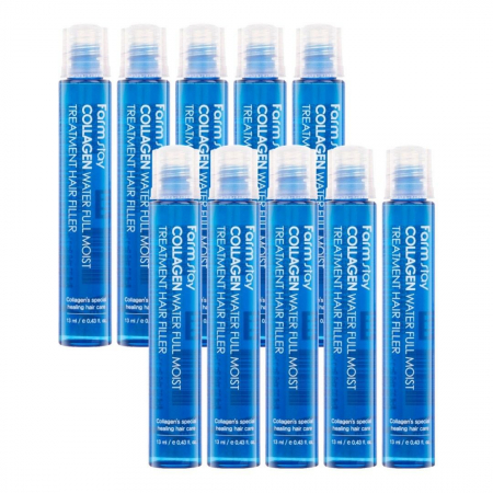 Fiole cu tratament intensiv de par Farmstay Collagen Water Full Treatment Hair Filler 10x13ml [1]