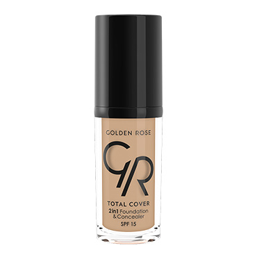 MACHIAJ FATA - Fond de ten Golden Rose Total Cover 2in1 SPF15
