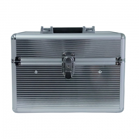 PROMO GENTI-PORTFARDURI - Geanta pentru cosmetice 29x18x20cm Argintie