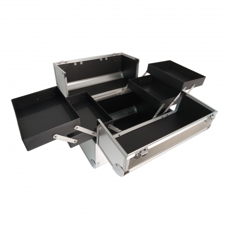 Geanta pentru cosmetice 32x21x26cm Argintie [1]