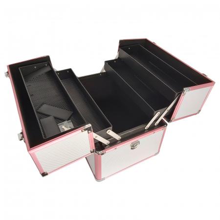 Geanta pentru cosmetice 36x21x27cm Argintie [2]