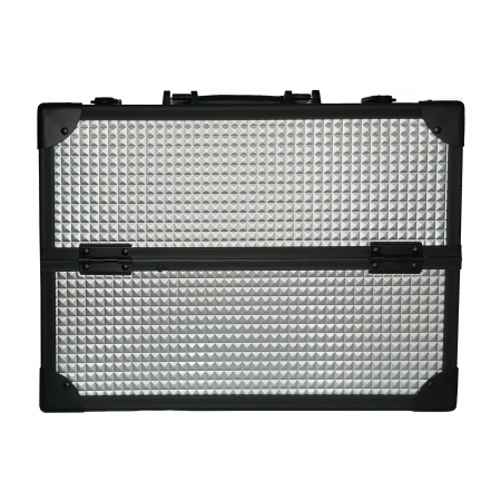 PROMO GENTI-PORTFARDURI - Geanta pentru cosmetice 35x25x25cm Argintie