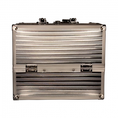 PROMO GENTI-PORTFARDURI - Geanta pentru cosmetice 25x17x20cm Argintie