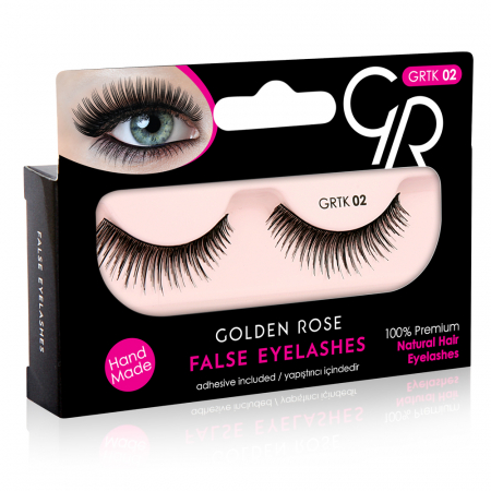 ACCESORII - Gene false banda din par natural Golden Rose 02 + Mini adeziv