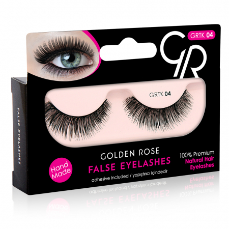 ACCESORII - Gene false banda din par natural Golden Rose 04 + Mini adeziv