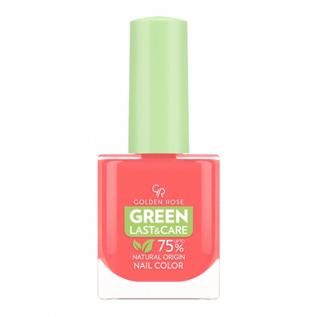 Lac de unghii (oja) Golden Rose Green Last&Care Portocaliu si Coral 10,2ml [0]