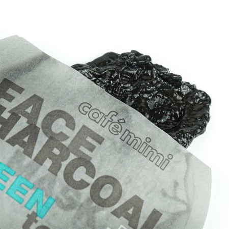 Masca de fata lichida Cafe Mimi Super Food Bamboo Charcoal & Green Tea, cu extracte naturale de Ceai Verde si Carbune din Bambus 10ml [1]