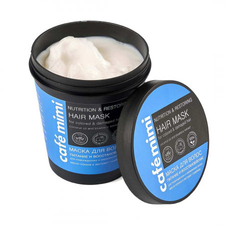 Masca de par Cafe Mimi Hair Mask Nutrition & Restoring pentru parul vopsit si deteriorat 220ml [1]