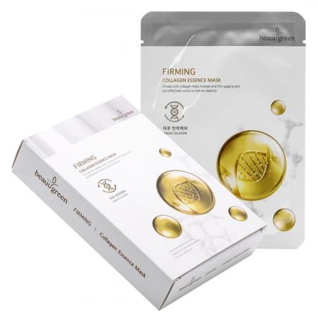 Masca textila de fata cu ser antirid hidratant si fermitate Beauugreen Firming Collagen 23gr [1]