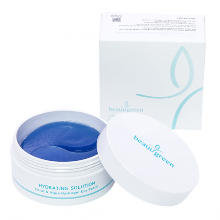 MASTI FATA SI PLASTURI OCHI - Plasturi anticearcan de ochi cu ser antirid super hidratant Beauugreen Coral & Aqua Eye Patch 60bc/90g