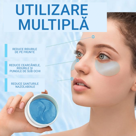 Plasturi anticearcan de ochi cu ser antirid super hidratant Beauugreen Coral & Aqua Eye Patch 60bc/90g [1]