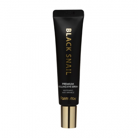 Ser concentrat de ochi antirid revitalizant cu masaj Farmstay Black Snail Premim Rolling Eye 25ml [1]