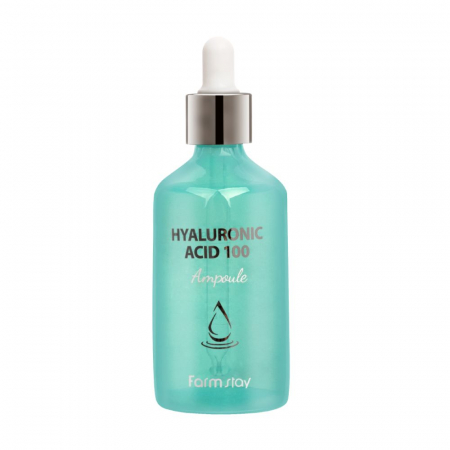 HIDRATARE TEN - Ser concentrat de fata super hidratant Farmstay Hyaluronic Acid 100 Ampoule 100ml
