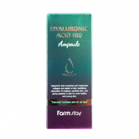 Ser concentrat de fata super hidratant Farmstay Hyaluronic Acid 100 Ampoule 100ml [2]