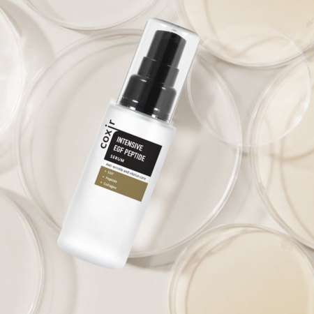 Set antirid regenerant in 3 pasi Coxir Intensive EGF Peptide Ser, Crema de fata si Spuma curatare GIFT BOX [6]
