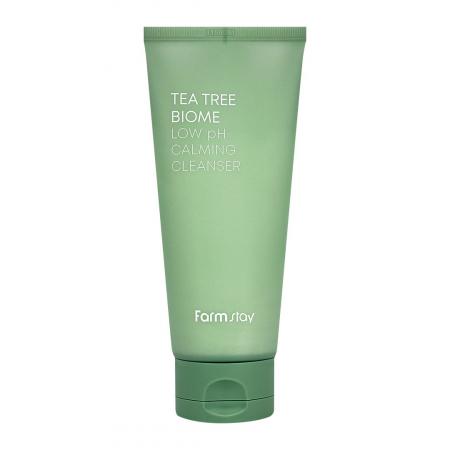 CURATARE FATA SI PEELING - Spuma pentru curatare fata hidratanta calmanta Farmstay Tea Tree Biome Low Ph Calming 180ml