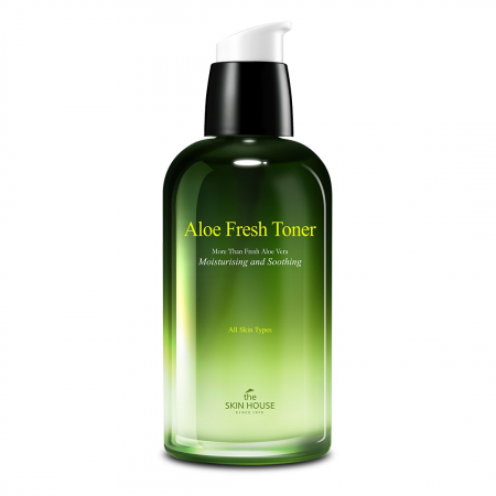 Set hidratant calmant cu efect antirid in 2 pasi The Skin House Aloe Fresh Toner si Ser de fata plus CADOU [2]