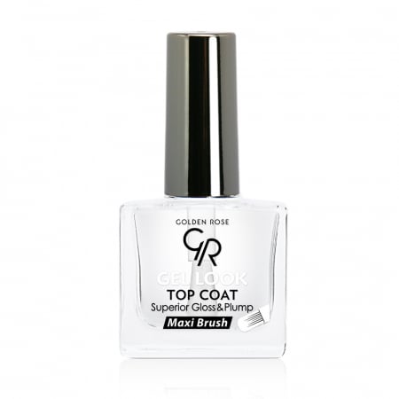 BAZA, TOP COAT, TRATAMENTE - Top Coat cu efect de Gel Golden Rose Gel Look 10.5 ml