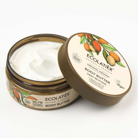 Unt de corp vegan Ecolatier Organic Argana Deep Reviving 150ml [1]