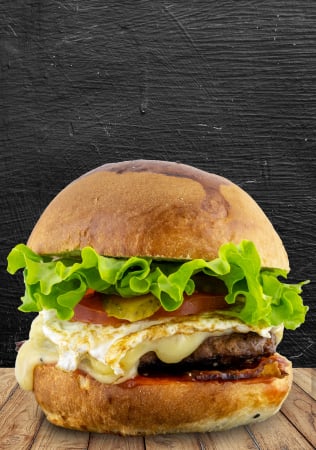 Egg & Beef Burger Menu [1]