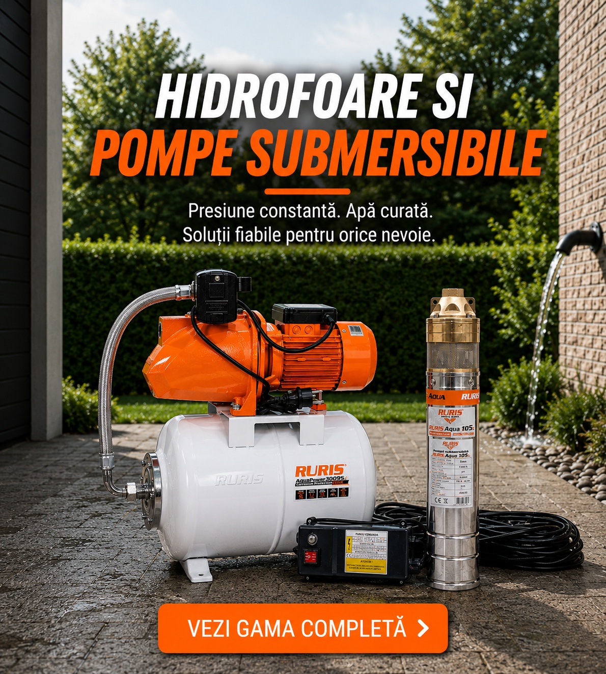 Pompe si hidrofoare Ruris