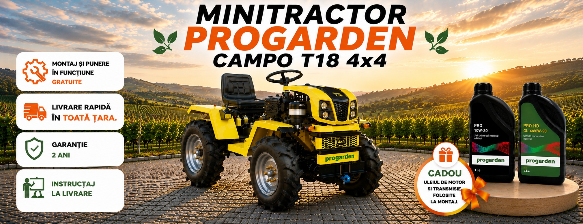 Banner minitractor