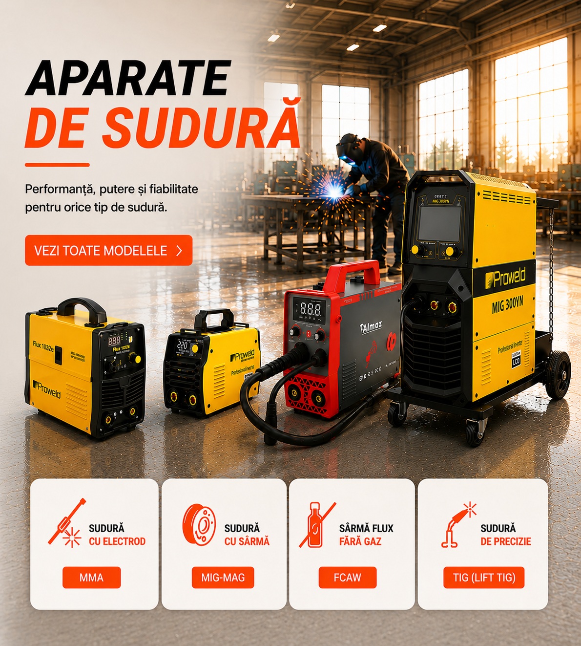 Aparate de sudure mobile