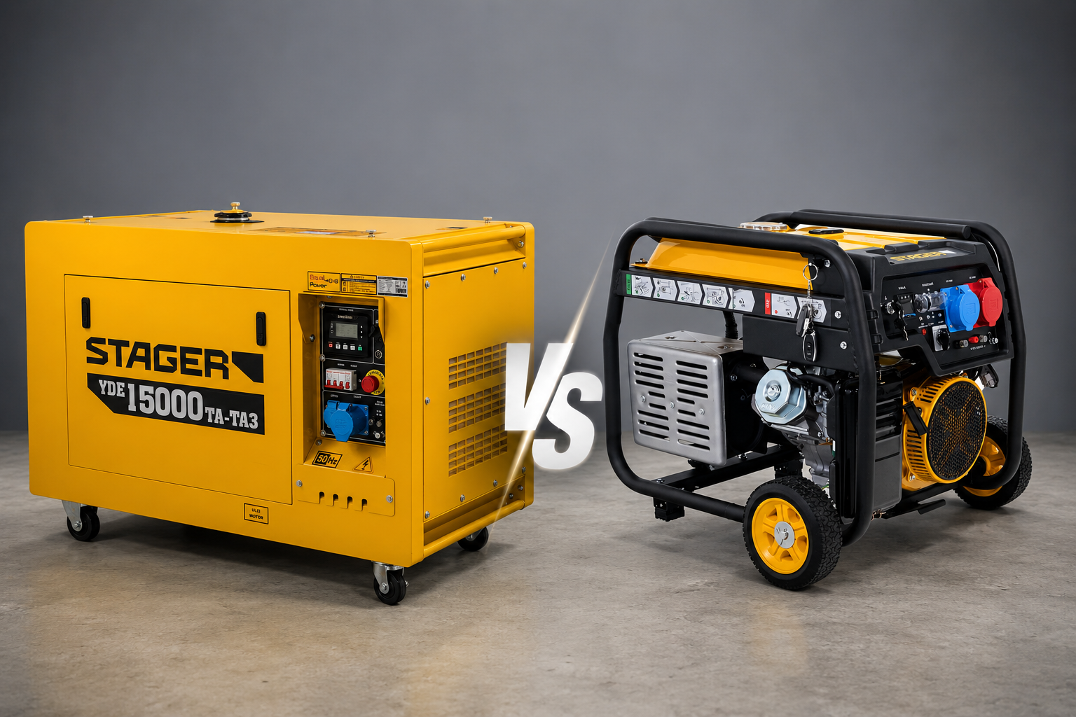 Generator diesel sau benzina - consum si costuri
