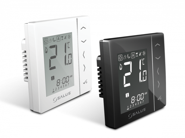 Termostat digital wireless cu montaj in doza SALUS VS10BRF negru 5 ani garantie [2]