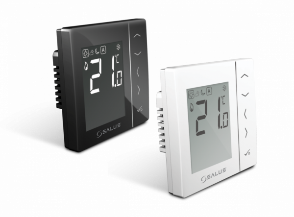 Termostat digital neprogramabil cu fir, montaj in doza SALUS VS35B negru. 5 ani garantie [2]