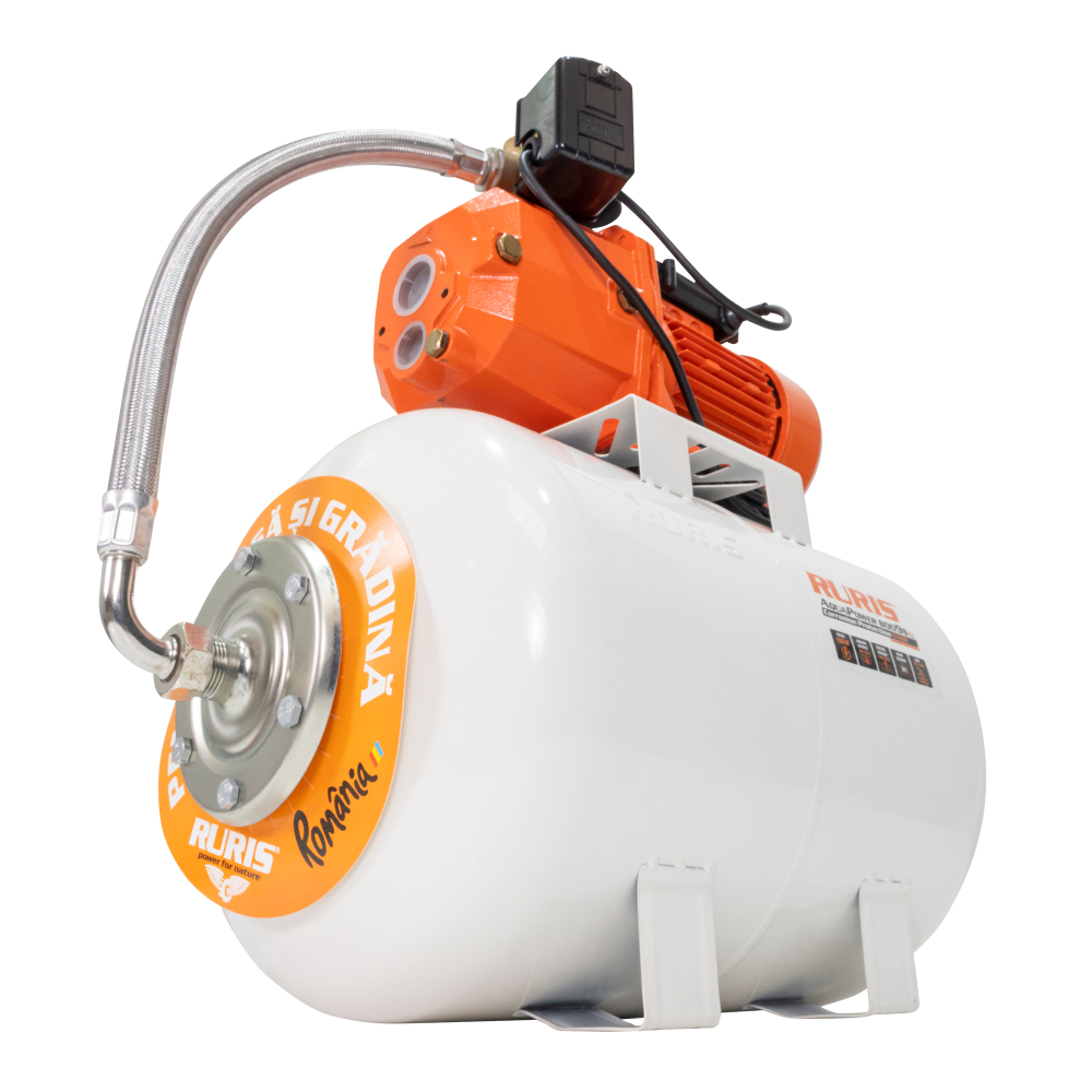 Hidrofor RURIS AquaPower 8009S, 1100W, rezervor 50L, absorbtie pana la 25m, debit 30 l/min [2]