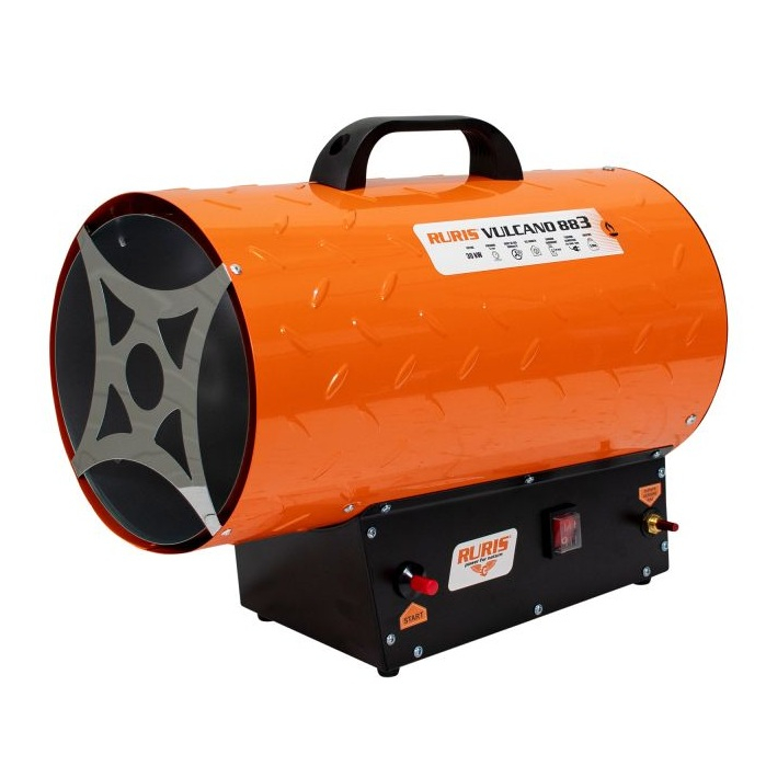 Aeroterma pe gaz RURIS VULCANO 881 - 10 kW, 34120 BTU, aeroterma industriala portabila [1]