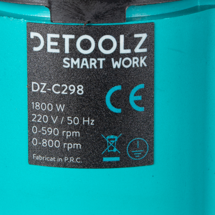Amestecator materiale constructii Detoolz DZ-C298, 2 palete, 1800W [7]