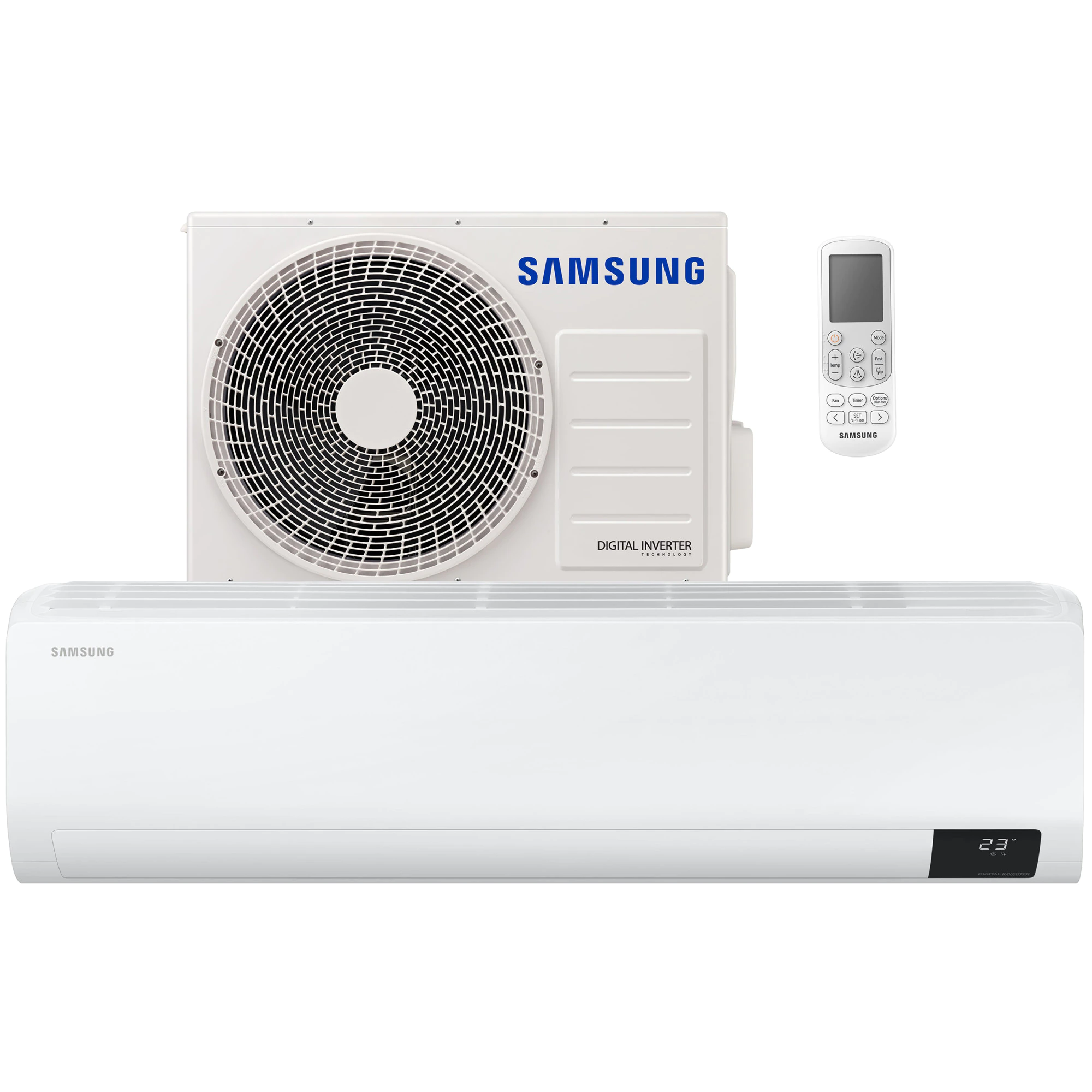 Aparat de aer conditionat Samsung Luzon 24000 BTU, Clasa A++, Fast cooling, Mod Eco, AR24TXHZAWK, Alb - Resigilat [2]