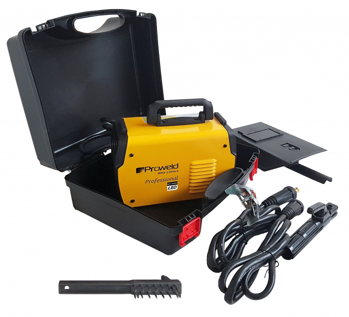 Aparat de sudura Invertor Proweld MMA-220DLS-LED 4551000003 + valiza de transport, Garantie 3 ani [5]