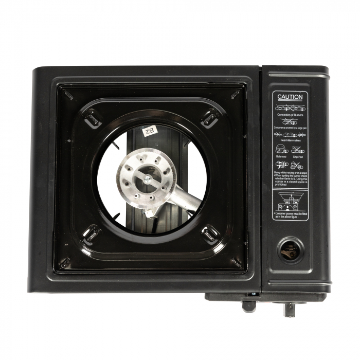Aragaz camping Micul Fermier GF-2435 portabil, aprindere piezo + valiza transport [7]