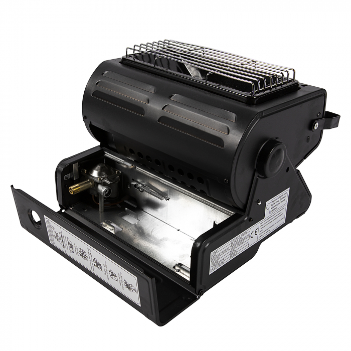 Aragaz portabil si incalzitor 2 in 1 Micul Fermier GF-0630 cu arzator din ceramica ideal pentru camping, voiaj, pescuit [4]